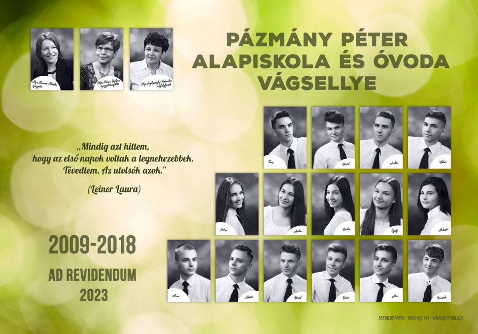 Tabló Vágsellye / 2018